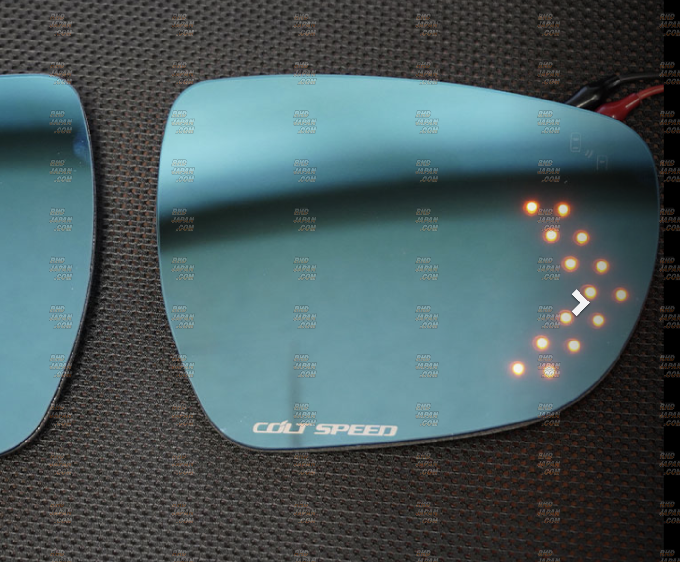 Colt Speed MF Optical LED Blue Mirror Wide Door Mirror Set - Swift